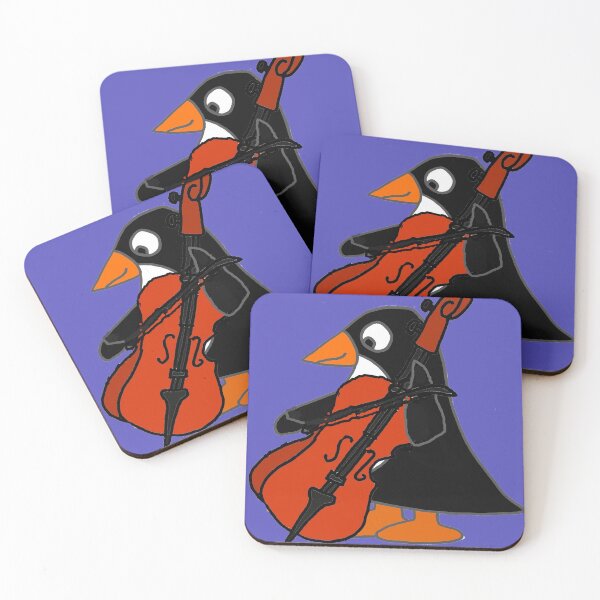 Item preview, Cool Penguin Playing Cello Music Art designed and sold by Nature's Fancy.