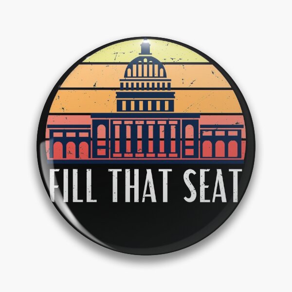 Item preview, Fill That Seat/ Fill The Seat  Distressed Retro Vintage North Carolina NC  Distressed Retro designed and sold by Peaceful Life Co.