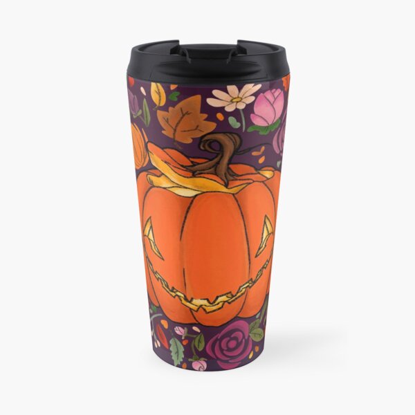 Fall Jack o Lantern Travel Mug