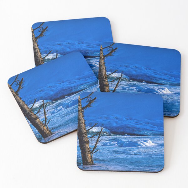 Item preview, Winter on the river illustration designed and sold by CanadianWild418.