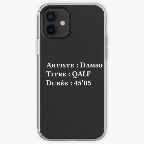 QALF Damso stikers Coque souple iPhone