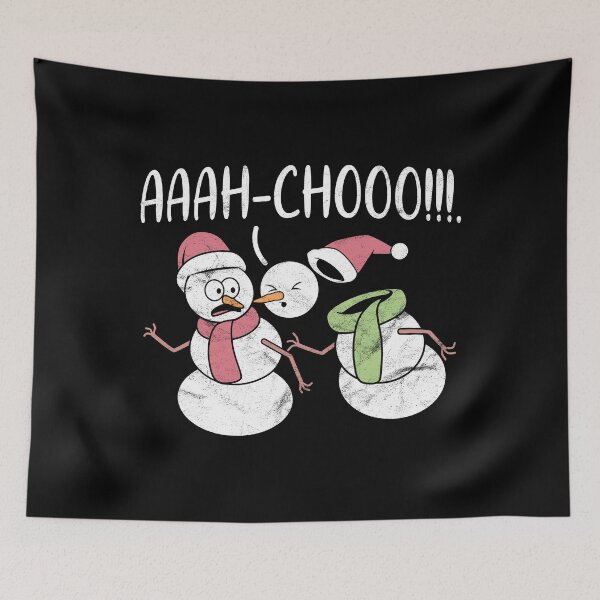 Item preview, Simple shaved ice gift idea with sneeze snowman designed and sold by Svetiik.