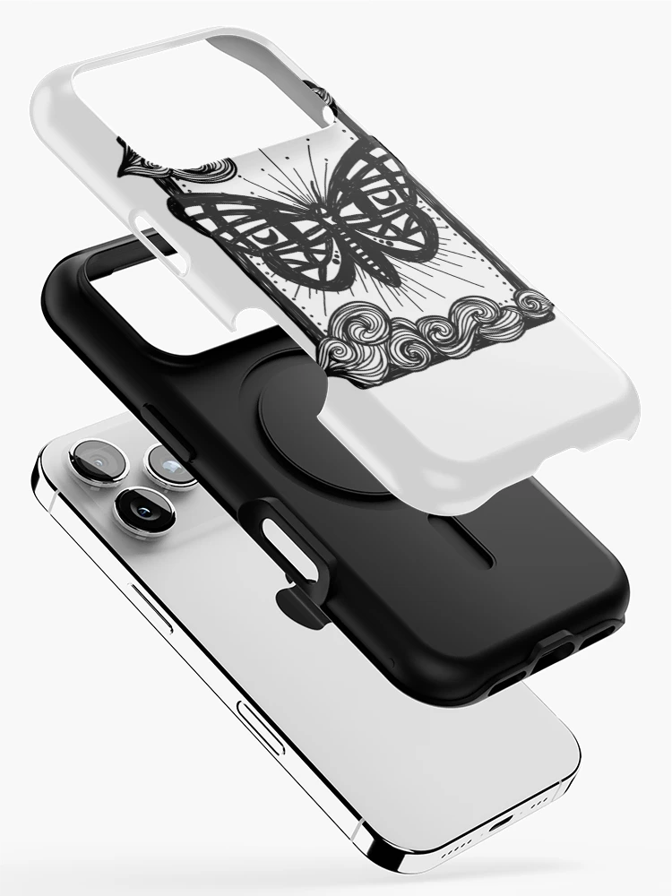 Thumbnail 2 of 4, iPhone Case, Moth Tarot Card designed and sold by Raspberry-Milk.