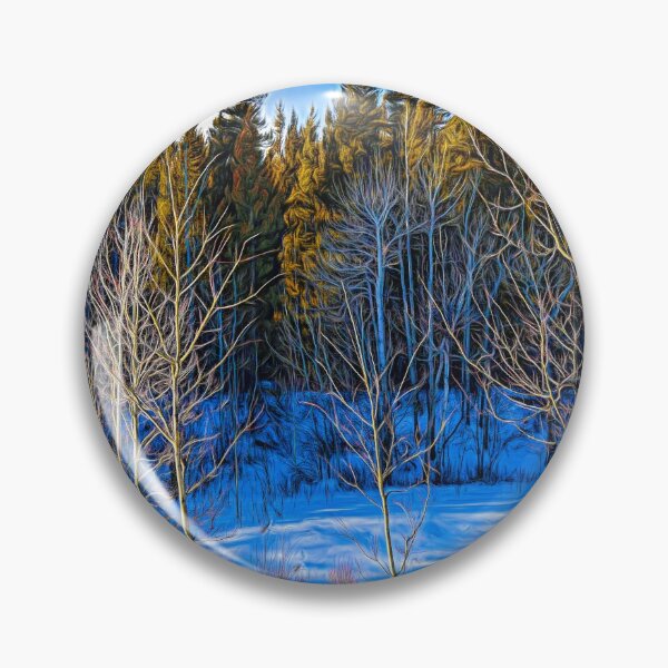 Item preview, Winter in Alberta illustration designed and sold by CanadianWild418.