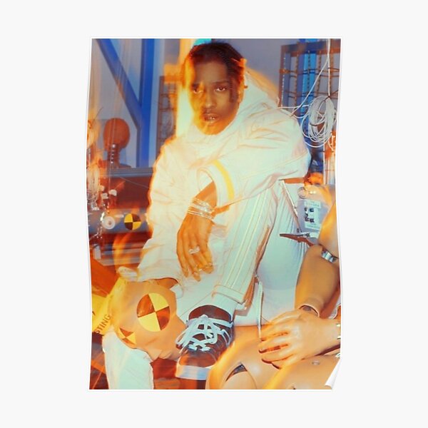 ASAP rocky flames Poster