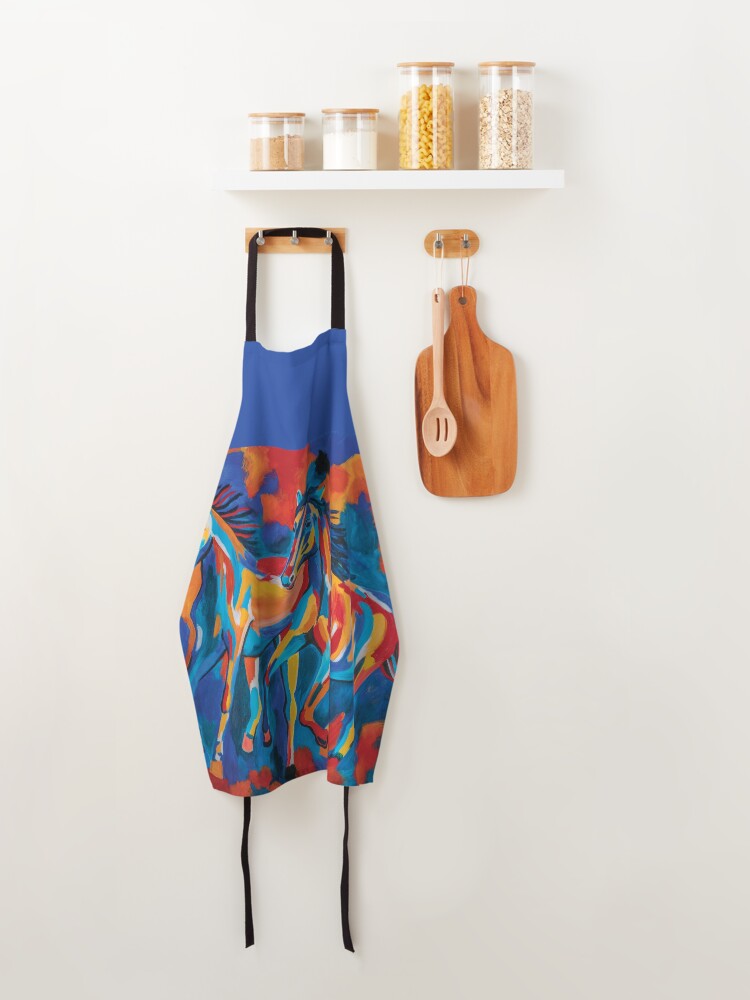 Alternate view of Wild Horses Apron