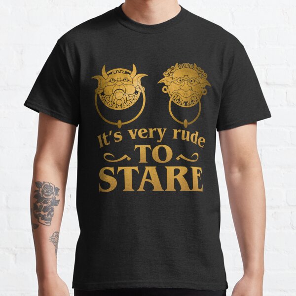 It's Very Rude To Stare Labyrinth Knockers Classic T-Shirt
