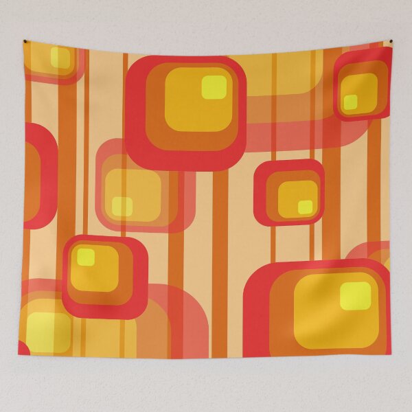 Item preview, Kopie von Kopie von Kopie von Kopie von Kopie von Kopie von Geometric Design with circles black orange designed and sold by Move-Art.