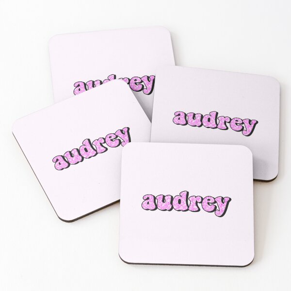 Item preview, aesthetic hot pink glitter audrey name designed and sold by STAR10008.
