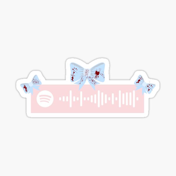 "Bleach Blonde Baby" Poppy song code Sticker