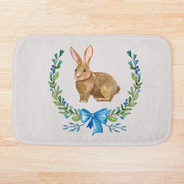 Bunny Rabbit cute Bath Mat