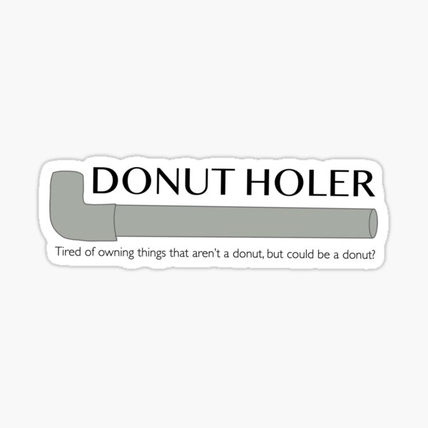 Donut Holer Sticker