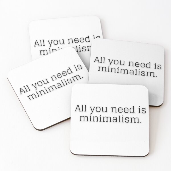 Item preview, All You Need Is Minimalism Living With Less designed and sold by Elena's Shop.