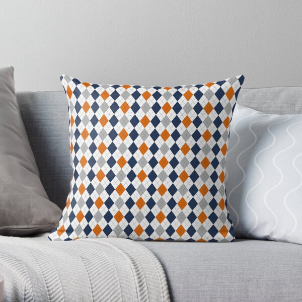 Grey And Orange Pillows & Cushions for Sale