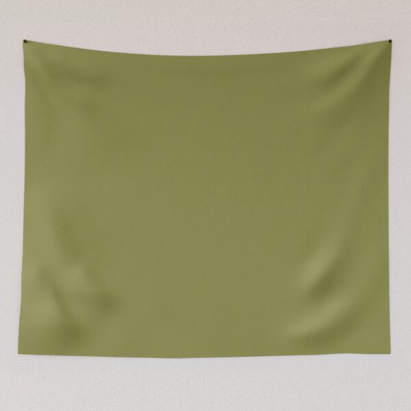 Item preview,  Plain Simple Earthy Evening Garden Green Solid Color designed and sold by LJWDesigns.
