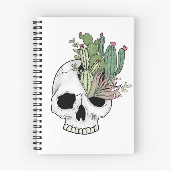 Item preview, Cacti Skull | Digital Artwork | Tattoo Style Art designed and sold by LeksDesignCo.