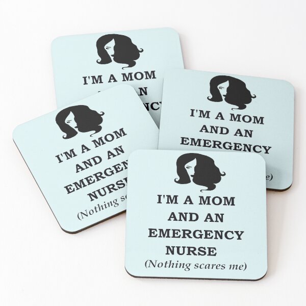 Item preview, I'm a Mom and an Emergency Nurse - Nothing scares me.  designed and sold by geeverny.