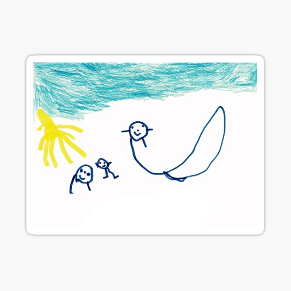 Sunny Butterfly Day Sticker