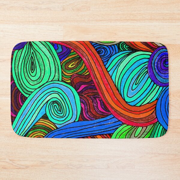 Item preview, Psychedelic Lines (Red) designed and sold by blakcirclegirl.