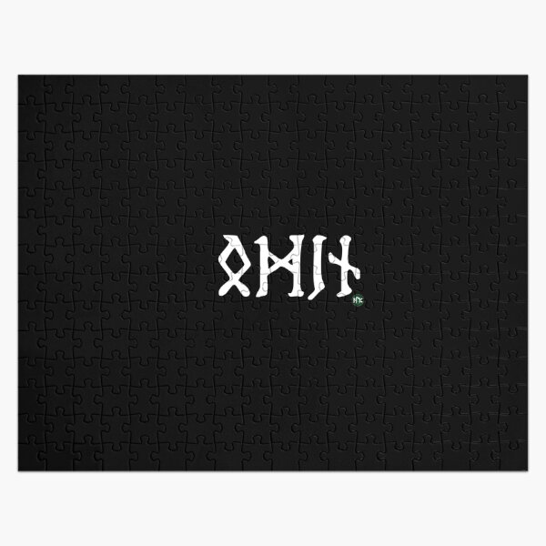 Odin in runes Jigsaw Puzzle