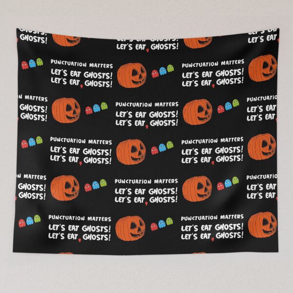 Item preview,   A Halloween  pumpkin: let’s eat ghosts! designed and sold by AnnaMelekhina.