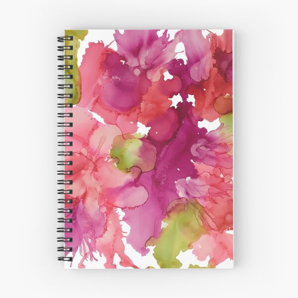 Item preview, Pink Flowers Alcohol Ink designed and sold by Artfully Abstracted.