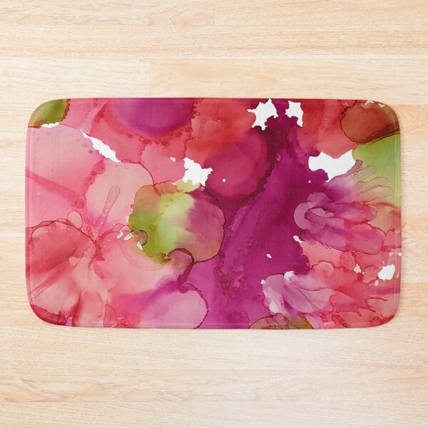 Item preview, Pink Flowers Alcohol Ink designed and sold by Artfully Abstracted.