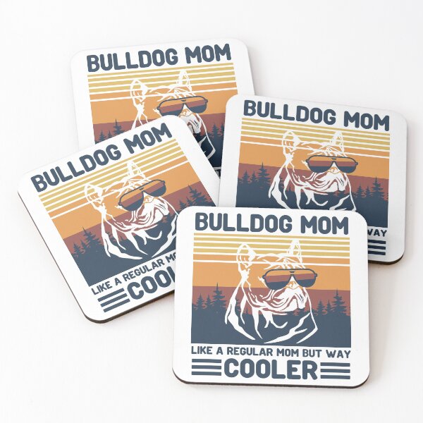 Item preview, Vintage Bulldog Mom Like A Regular Mom But Way Cooler Funny Gift designed and sold by Noahlaz.