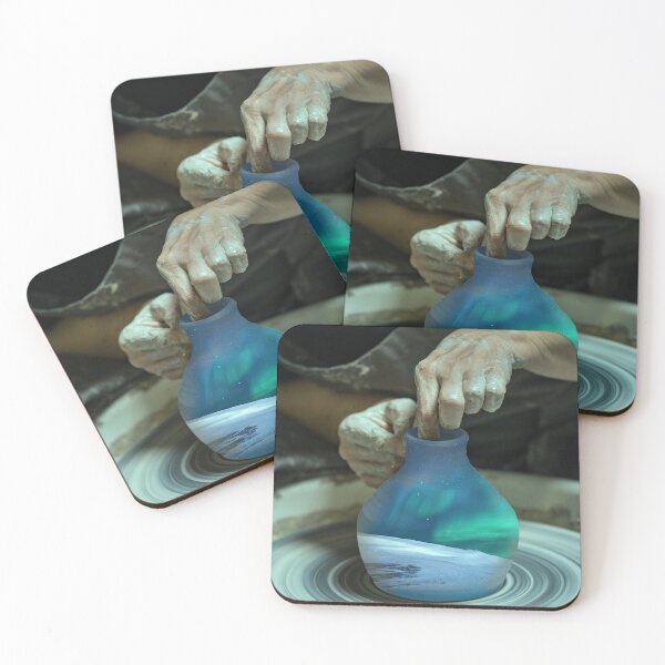 Item preview, Potter hands, spinning pottery wheel Poster , Sky,  designed and sold by e-z4k.