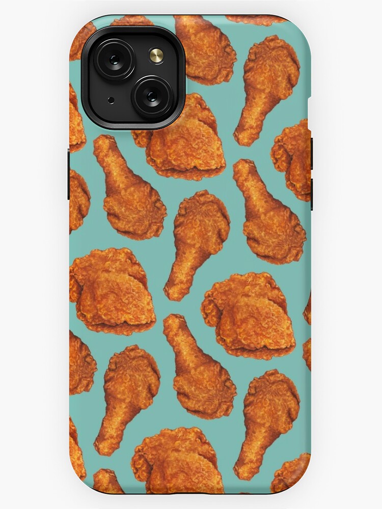 Fried Chicken Pattern Blue