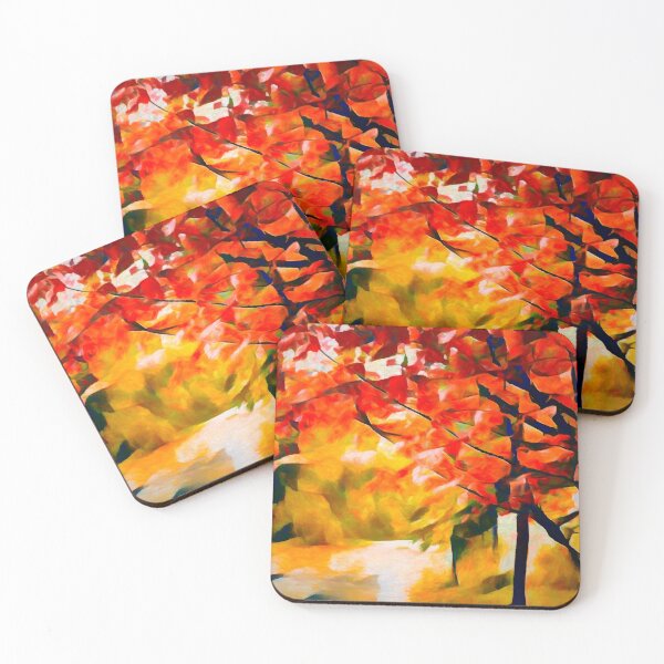 Item preview, Glorious Foliage On The Rail Trail - Abstract designed and sold by Photo Art By Anita.