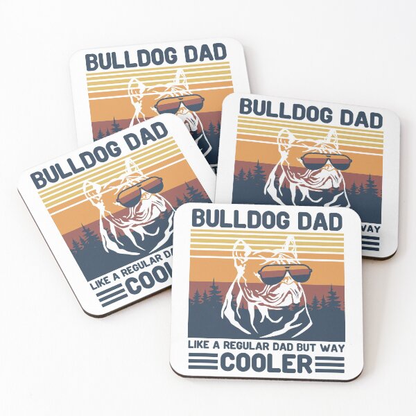 Item preview, Vintage Bulldog Dad Like A Regular Dad Way But Cooler Funny Gift designed and sold by Noahlaz.