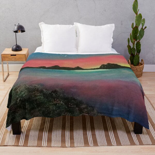 Item preview, Night falling at the lake designed and sold by edwardtiptonart.