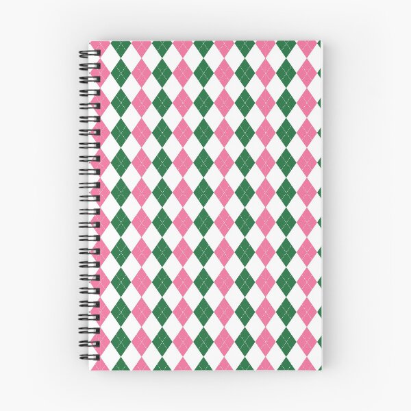 Item preview, Green Pink and White Argyle Pattern Diamond Checks designed and sold by SqueakyRicardo.