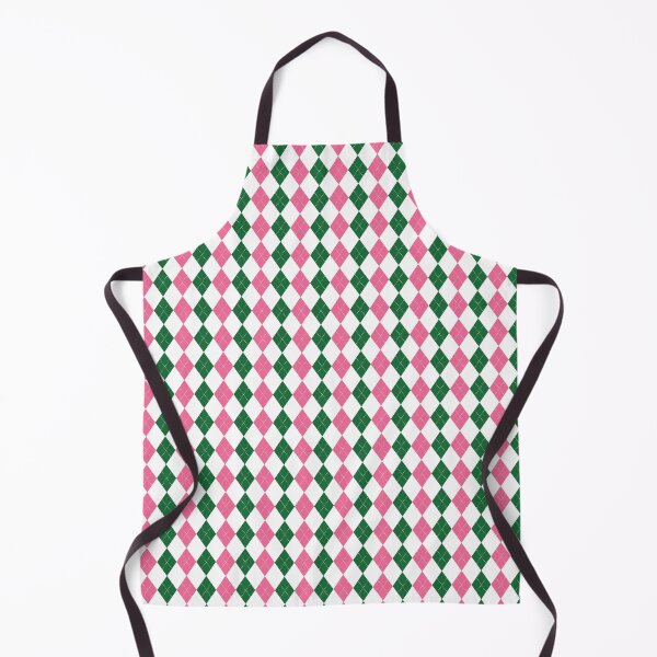 Item preview, Green Pink and White Argyle Pattern Diamond Checks designed and sold by SqueakyRicardo.
