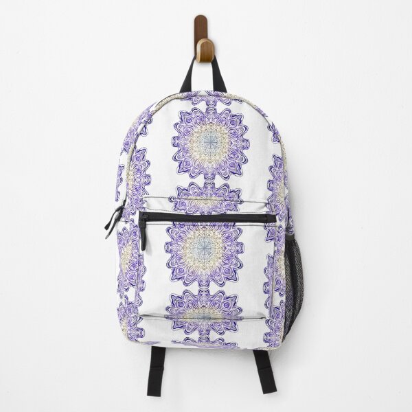 Item preview, Purple, Gold and Teal Swirly Mandala Pattern designed and sold by Zurickdesigns.