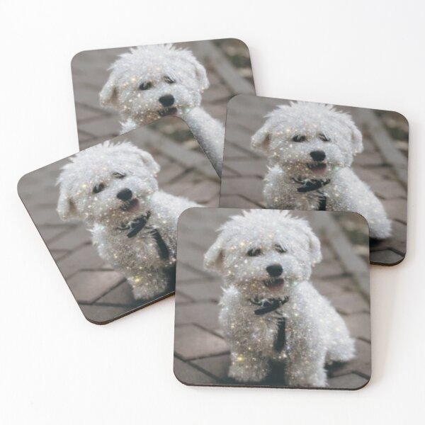 Item preview, Cut dog  wallpaper,  glitter  designed and sold by Morinas.