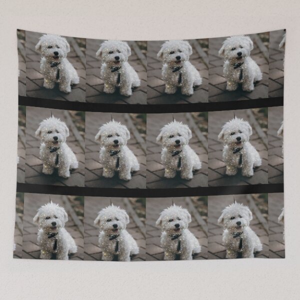 Item preview, Cut dog  wallpaper,  glitter  designed and sold by Morinas.
