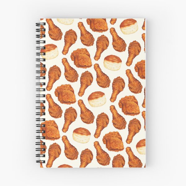 Item preview, Fried Chicken & Biscuit Pattern - White designed and sold by Kelly  Gilleran.
