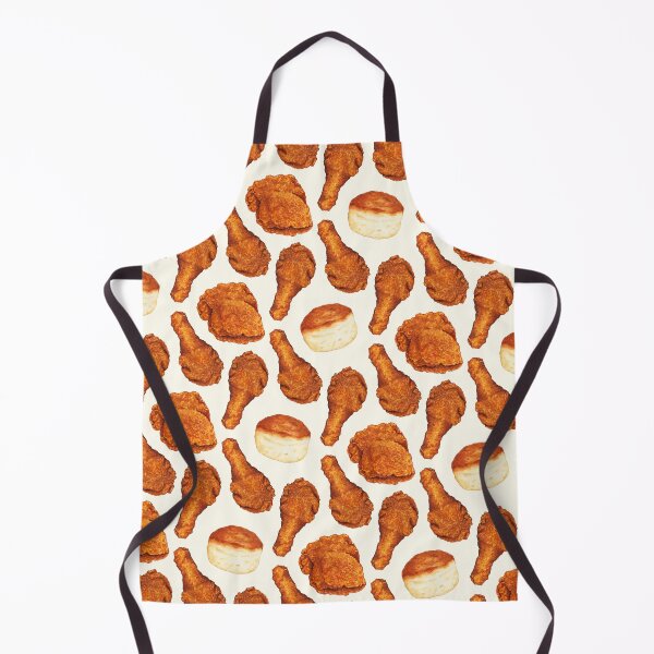 Item preview, Fried Chicken & Biscuit Pattern - White designed and sold by Kelly Gilleran.