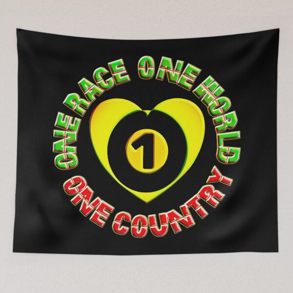 Item preview,  ONE RACE ONE WORLD ONE COUNTRY ONE LOVE designed and sold by Ralek.