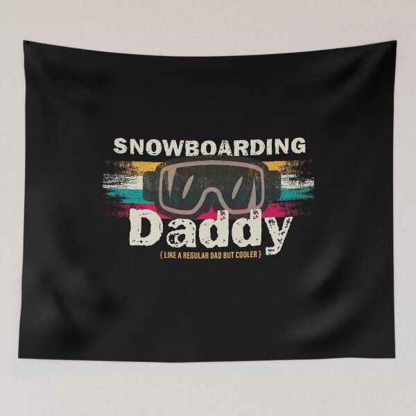 Item preview, Snowboarding Daddy Cool Statement Funny Gift Idea designed and sold by teeseeds.