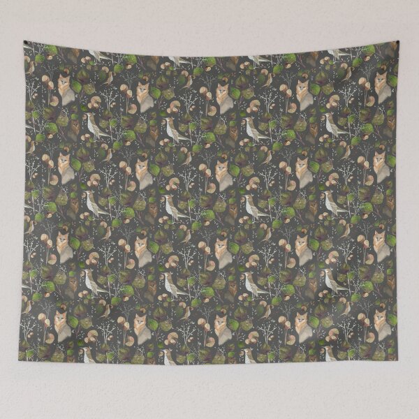 Item preview, Fox and Thrush Bird designed and sold by ilinca maican.
