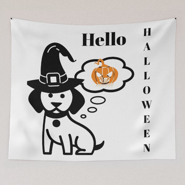 Item preview, halloween dog meme designed and sold by infinity-khd.