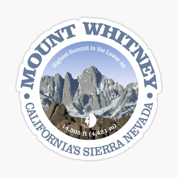 Mount Whitney (P) Sticker