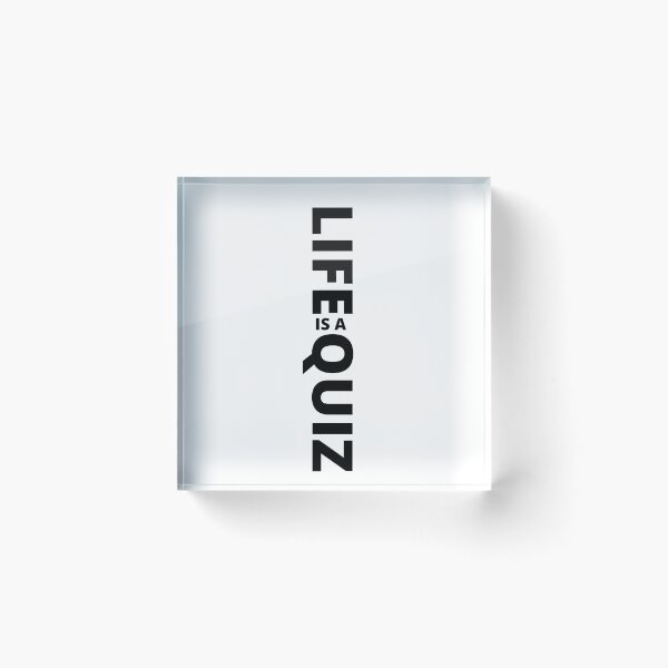 Item preview, Life is a quiz designed and sold by Euc lid.