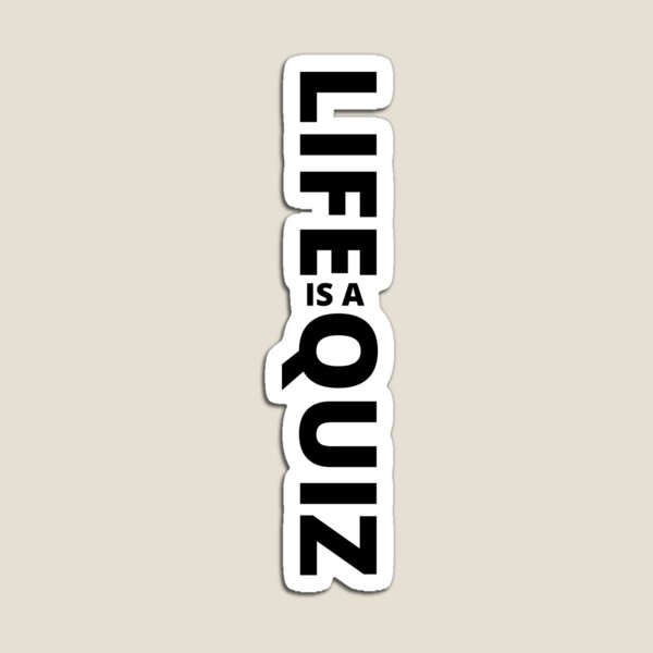 Item preview, Life is a quiz designed and sold by Euc lid.