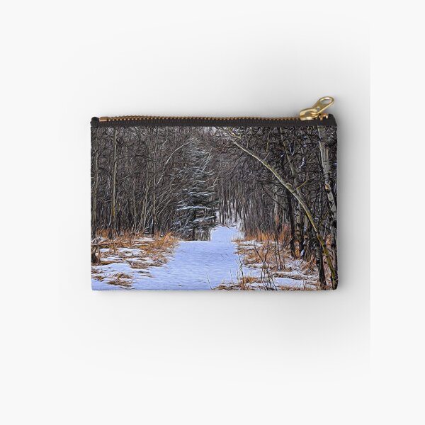 Item preview, Winter trail illustration designed and sold by CanadianWild418.