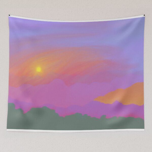 Item preview, colorful landscape designed and sold by theeggplant.