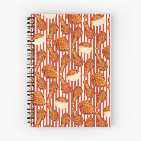 Item preview, Fried Chicken & Biscuit Pattern - Red & White Stripe designed and sold by Kelly  Gilleran.